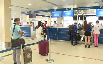 Ngưng kiểm tra thẻ hành lý ký gửi chặng nội địa để giảm ùn tắc sân bay