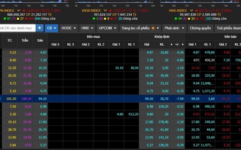 Hàng loạt cổ phiếu bất động sản nằm sàn đẩy VN-Index 'bốc hơi' gần 27 điểm