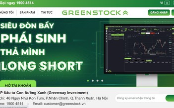 Cảnh báo giao dịch chứng khoán trên trang Greenstock với tỷ lệ margin lên 2:8