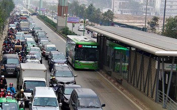 Xe buýt nhanh BRT sẽ đi chung làn với phương tiện khác?