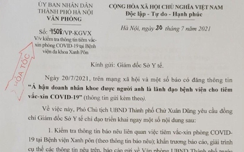 Hà Nội chỉ đạo kiểm tra vụ ‘Á hậu doanh nhân khoe người anh cho tiêm vắc xin’