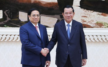 Việt Nam - Campuchia ra tuyên bố chung: Tăng cường hợp tác, phát triển