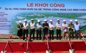 Mebi Farm xây dựng khu chăn nuôi gà công nghệ cao