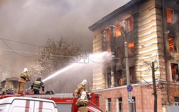 Sáu người chết trong vụ cháy viện nghiên cứu quốc phòng Nga