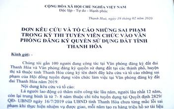 Nhiều sai phạm trong tuyển dụng 286 viên chức tại Sở TN-MT Thanh Hóa