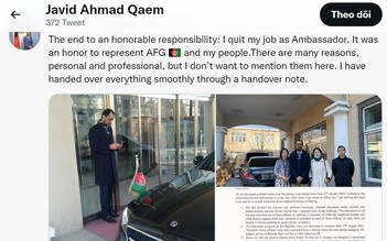 Đại sứ Afghanistan tại Trung Quốc từ chức sau 6 tháng không lương