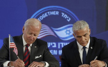 Mỹ, Israel ký tuyên bố chung ngăn Iran sở hữu vũ khí hạt nhân