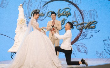 'O sen' Ngọc Mai mặc váy cưới, được chồng cầu hôn trong 'Khách sạn 5 sao'