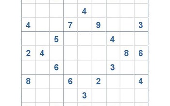 Mời các bạn thử sức với ô số Sudoku 2904 mức độ Khó