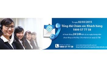 Tổng đài LienVietPostBank phục vụ khách hàng 24/24 giờ