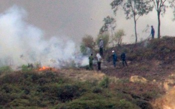 Cháy rừng dữ dội ở Thanh Hóa