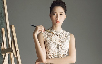Hoa hậu Đặng Thu Thảo gợi cảm với váy xuyên thấu