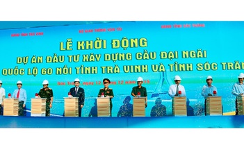 Khởi động dự án cầu Đại Ngãi với kinh phí 5.726 tỉ đồng