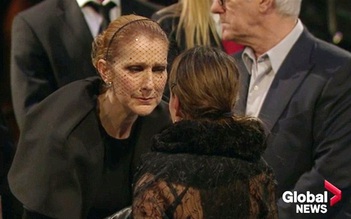 Celine Dion nghẹn ngào cảm ơn người hâm mộ trong tang lễ chồng