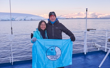Thêm một người Việt đến Nam Cực tham gia hành trình chống biến đổi khí hậu