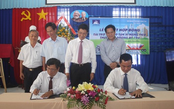 Fico hỗ trợ 10.000 tấn xi măng làm đường nối Tây Ninh - Bình Phước