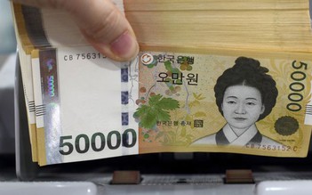 Đồng won đang có giá trị cao tại thị trường châu Á
