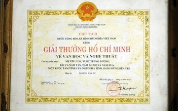 10 tác giả được Giải thưởng Hồ Chí Minh về văn học nghệ thuật