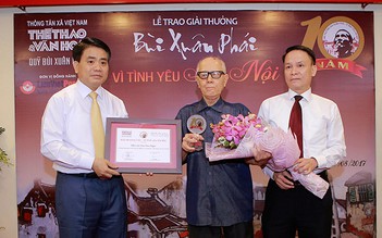 Nhà văn hóa Hữu Ngọc nhận giải thưởng lớn 'Vì tình yêu Hà Nội'