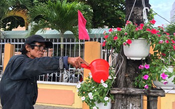 Người Đà Nẵng tự tay chăm sóc hơn 1000 giỏ hoa 'đón' APEC 2017