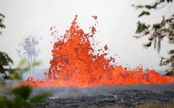 Dung nham bủa vây đảo Lớn ở Hawaii