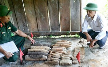 Lại phát hiện hầm đạn khi rà phá bom chùm