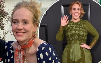 Adele giảm cân đến mức hốc hác