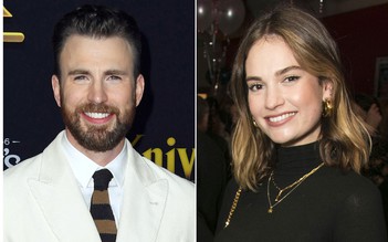 ‘Đội trưởng Mỹ’ Chris Evans bị bắt gặp vào khách sạn cùng Lily James