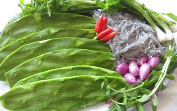 Hương vị quê hương: Lưỡi long nấu cá cơm mồm