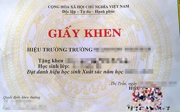 Câu chuyện giáo dục: Thay đổi đánh giá vẫn chưa làm giảm 'lạm phát' giấy khen!