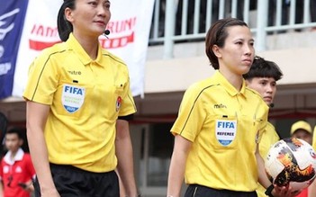 Trọng tài nữ lần đầu tham gia giải chuyên nghiệp bóng đá nam