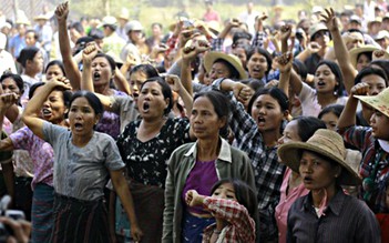 Người dân Myanmar tiếp tục phản đối Trung Quốc khai thác mỏ đồng