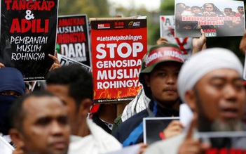 Biểu tình ở nhiều nước phản đối quân đội Myanmar bức hại người Rohingya