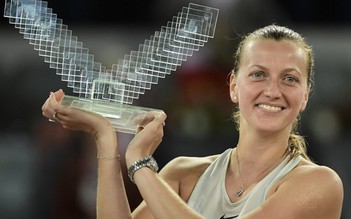 Kvitova lần thứ 3 đăng quang Madrid Open