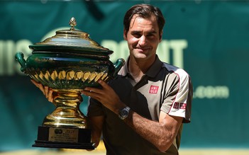 Federer lần thứ 10 đăng quang giải Halle Open