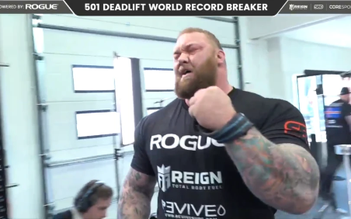 ‘Người đàn ông mạnh nhất thế giới’ phá kỷ lục khi nâng mức tạ nặng… 501 kg