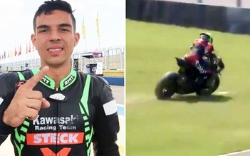 Tay đua siêu mô tô Matheus Barbosa thiệt mạng do lao vào hàng rào