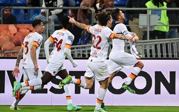 Kết quả vòng 10 Serie A: AS Roma tìm lại chiến thắng khi Mourinho ngồi khán đài