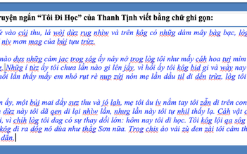 Một Việt kiều cải tiến chữ quốc ngữ bằng 'Chữ Vịd Nhah'