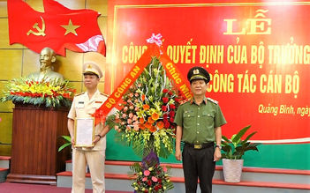 Phó chánh thanh tra Bộ Công an làm Giám đốc Công an tỉnh Quảng Bình