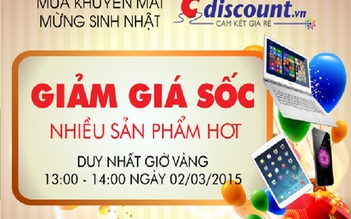 Cdiscount.vn: Sinh nhật vàng - Ngập tràn khuyến mãi