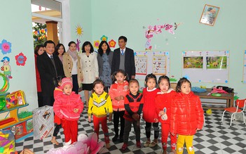 Vietcombank trao tặng trường mầm non tại Hà Tĩnh