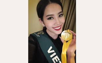 Nam Em đoạt huy chương vàng tại Hoa hậu Trái đất 2016