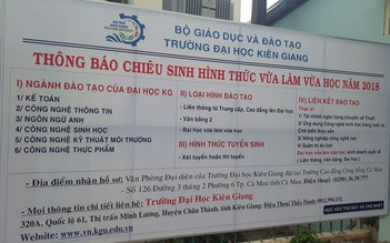 Bộ GD-ĐT không cho phép, trường vẫn tuyển sinh