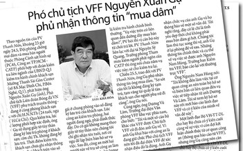 Vì sao đặt nghi vấn Phó chủ tịch VFF 'mua dâm'?