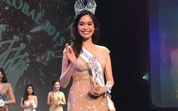Quỳnh Chi đoạt vương miện Hoa hậu Biển xanh toàn cầu 2015