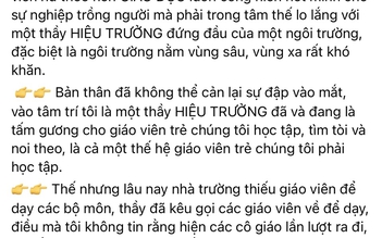 Kon Tum: Bài viết trên Facebook tố hiệu trưởng không đứng đắn là sai sự thật