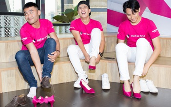 Rocker Nguyễn đi giày cao gót để ủng hộ bình đẳng giới