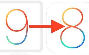 Cách hạ cấp từ iOS 9 beta xuống iOS 8