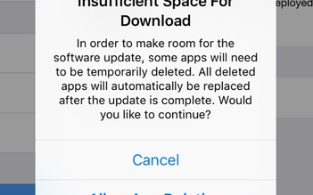 iOS 9 sẽ có tính năng tạm xóa ứng dụng